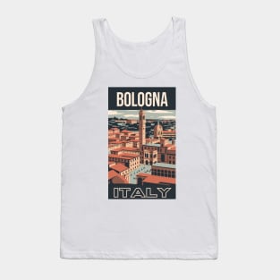 A Vintage Travel Art of Bologna - Italy Tank Top